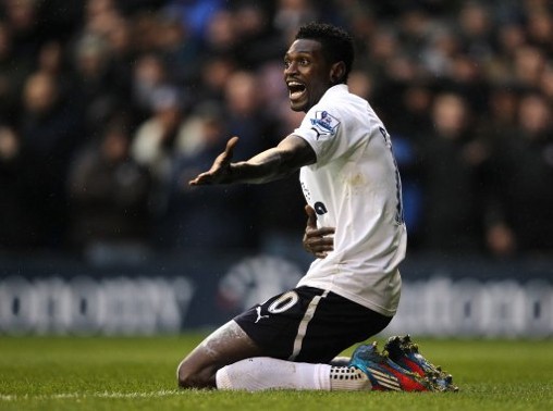 Emmanuel Adebayor (Tottenham): Tuy chỉ là người thừa ở Man City, nhưng tiền đạo người Togo lại là trụ cột không thể thiếu trên hàng công của Tottenham.