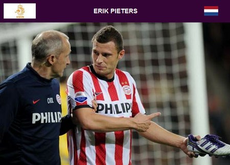 Erik Pieters (Thi đấu cho PSV Eindhoven, quốc tịch Hà Lan): Sự vắng mặt của hậu vệ 23 tuổi này sẽ là tổn thất lớn cho ĐT Hà Lan.