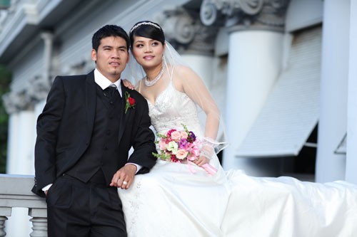 Đám cưới của Quang Thanh được tổ chức tại Trung tâm thương mại An Đông Plaza (quận 5, TP. HCM). Trước khi hôn lễ diễn ra, Quang Thanh và Thúy An đã thực hiện bộ ảnh cưới tại Nhà thờ Đức Bà và tại một khu du lịch ở TP. HCM.