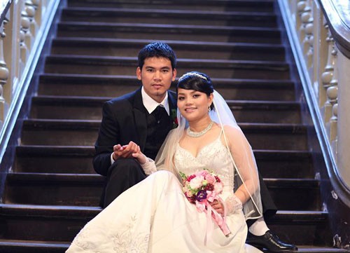 Sau 2 năm cưới vợ, Quang Thanh hiện đang rất hạnh phúc với gia đình bé nhỏ của mình.