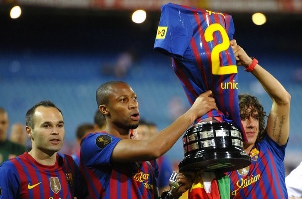 Chiếc cúp nhà Vua 2012 là danh hiệu cuối cùng của Keita cùng Barcelona.