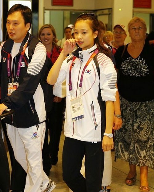 Tuy mới 18 tuổi nhưng VĐV xinh xắn này là niềm hi vọng vàng của Hàn Quốc ở Olympic London 2012.
