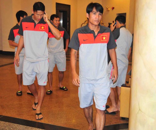 Một số hình ảnh ĐT Việt Nam hội quân chuẩn bị cho AFF Cup 2012.