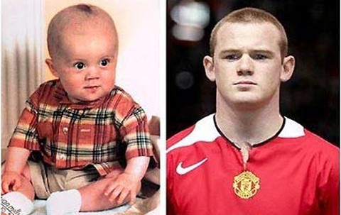 Òa! Rooney hồi nhỏ đáng yêu chưa kìa.