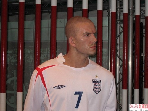 Bức tượng sáp của David Beckham.