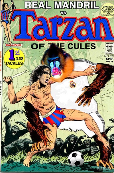 Chàng “Tarzan” Puyol đã quá quen với việc phải chống lại những thế lực khổng lồ đến từ thành Madrid mỗi dịp El Clasico.