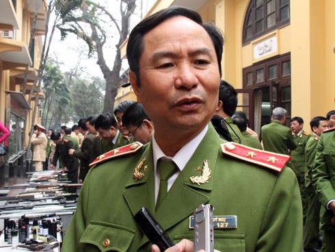 Trung tướng Phạm Quý Ngọ, Ủy viên Trung ương (TƯ) Đảng, Thứ trưởng Bộ Công an (ảnh: Thái Thịnh)