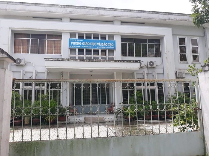 Phòng Giáo dục và Đào tạo huyện Vĩnh Thuận tỉnh Kiên Giang (Ảnh CTV)