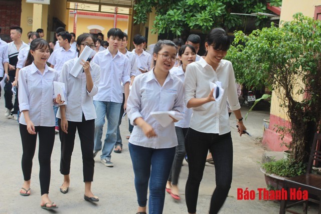 Học sinh tỉnh Thanh Hóa thi vào lớp 10 (Báo Thanh Hóa)