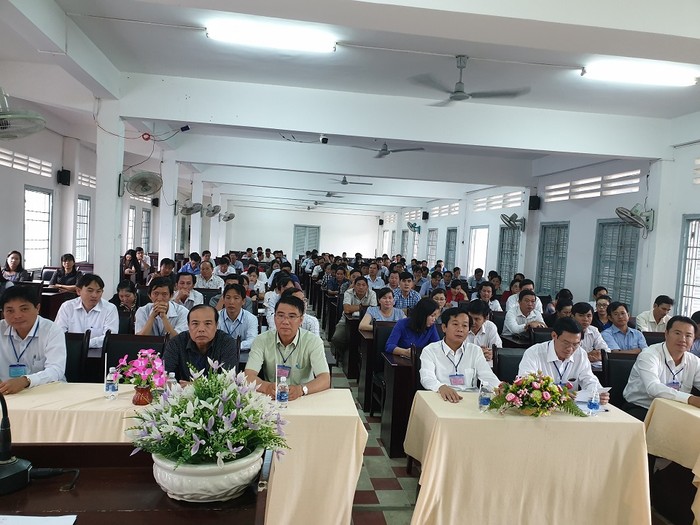 Lễ khai mạc Kỳ thi thăng hạng viên chức hành chính năm 2018 tại Kiên Giang (Ảnh kgc.edu.vn)