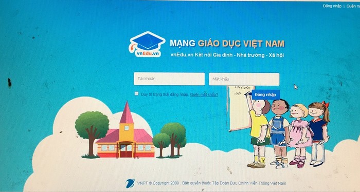 Mạng Giáo dục Việt Nam có khá nhiều danh mục giúp nhà trường và giáo viên quản lý và nhận xét, đánh giá học sinh nhưng chưa được khai thác triệt để (Ảnh tác giả)