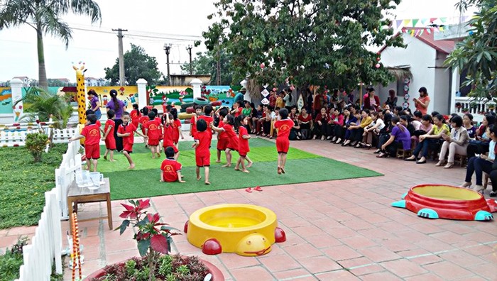 Học sinh thường khát những hoạt động vui chơi thế này (Ảnh: sgd.bacgiang.gov.vn)