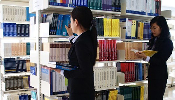 Nhân viên thư viện trường học ở nhiều trường học có quy mô nhỏ hiện vẫn khá nhàn (Ảnh minh họa: baochinhphu.vn)