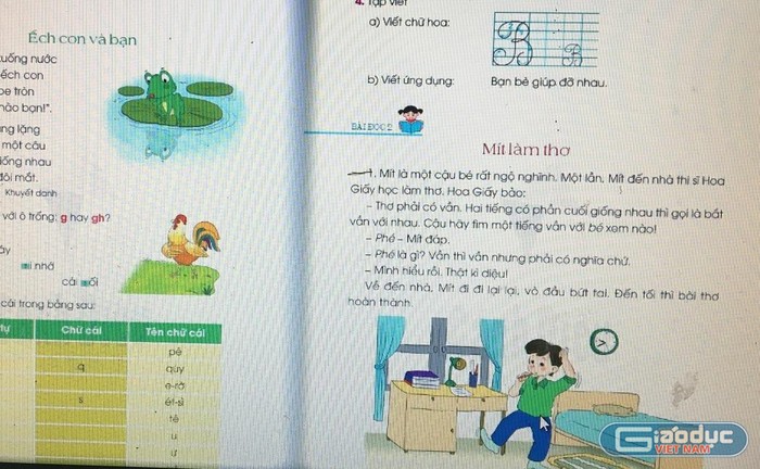 Bài Mít làm thơ có trong chương trình sách tiếng Việt hiện hành đã được giảm tải (Ảnh: Đỗ Quyên)
