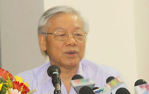 Tổng bí thư Nguyễn Phú Trọng (Ảnh: VNE)