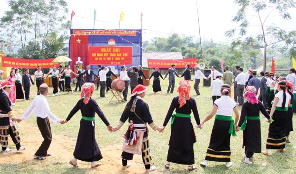 Ngày hội đại đoàn kết toàn dân tộc ở Lào Cai - Ảnh: Tuyengiao.vn