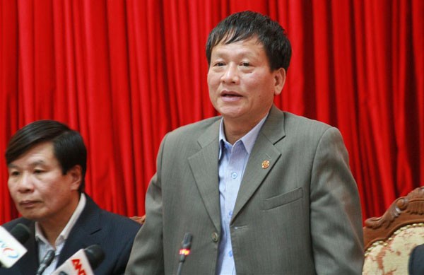 Phó ban Tuyên giáo Thành ủy Hà Nội Phan Đăng Long (Ảnh: Thanhtra)