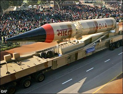 Tên lửa đạn đạo xuyên lục địa Agni-5 của Ấn Độ