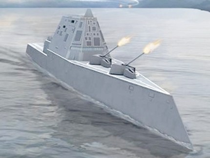 Mô hình tàu khu trục thế hệ mới lớp Zumwalt của Hải quân Mỹ