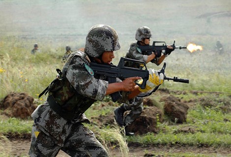 Lực lượng vũ trang Mông Cổ trong một cuộc tập trận (ảnh minh họa)
