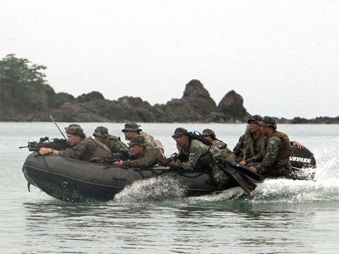 Cuộc tập trận chung Balikatan-2012 giữa quân đội Mỹ và Philippines mới kết thúc cách đây không lâu