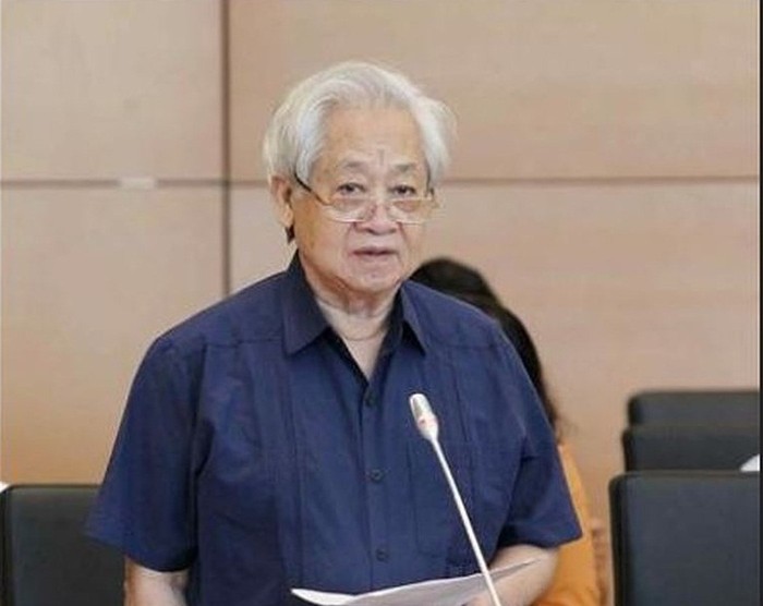 Thầy Phạm Tất Dong - Phó Chủ tịch Hội khuyến học Việt Nam. Ảnh: TTXVN