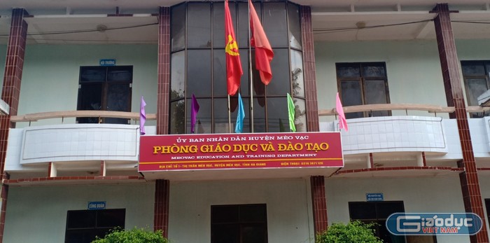 Phòng giáo dục và đào tạo huyện Mèo Vạc (Ảnh:V.N)