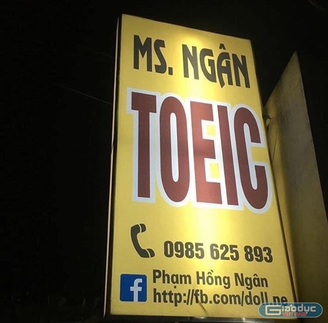 Trung tâm Miss Ngân Toeic bị sinh viên tố cáo chất lượng kém, dạy hời hợt, học phí cao, dùng bằng giả (Ảnh:M.N)