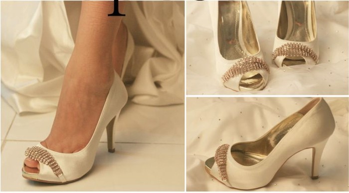 Trước đám cưới vài tuần, mỗi tối cô dâu nên thử đi giày quanh nhà một chút để vừa làm quen, vừa tạo độ mềm mại cho đôi giày.
