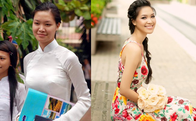 Hoa hậu Thùy Dung vốn mang vẻ đẹp đậm chất Á Đông, chân chất, hồn nhiên và giờ đây, cô càng ngày cáng sắc sảo.