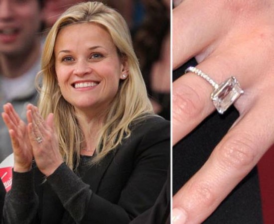 Reese Witherspoon rất hạnh phúc khi đeo chiếc nhẫn đính hôn này