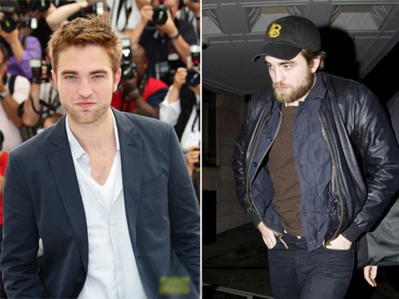 Khi bỏ mặc cho râu và tóc của mình được "tự do phát triển", anh chàng "ma cà rồng" Robert Pattinson trông thật thảm hại.