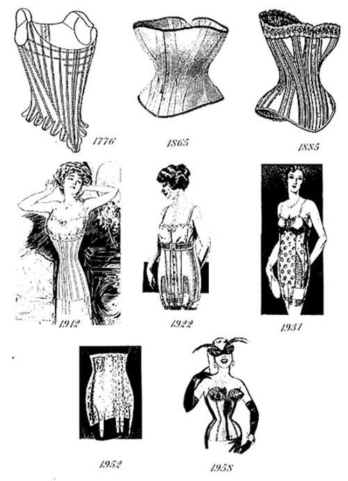 Những mẫu áo corset qua các thời kỳ