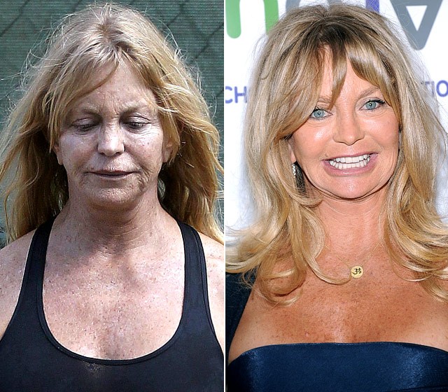 Goldie Hawn khiến nhiều người "ngã ngửa" với lớp da nhăn nheo, thậm chí có phần "kinh dị" của mình