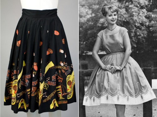 Váy circle skirt ra đời nhằm thỏa mãn sự điệu đà của phái đẹp tại thời điểm đó