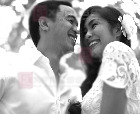 Ảnh cưới của vợ chồng Tăng Thanh Hà - Louis Nguyễn