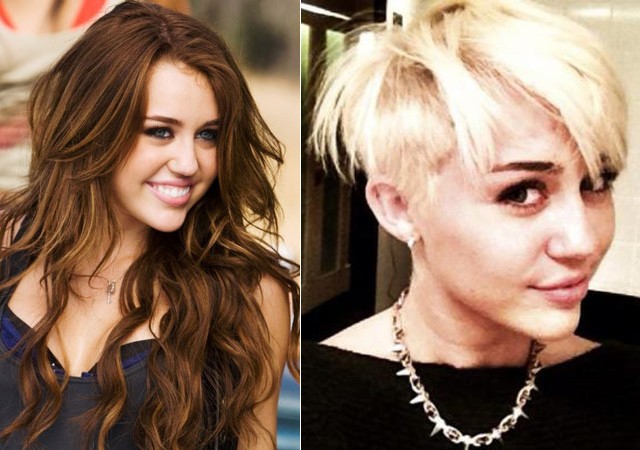 Miley đang khiến không biết bao fan đau khổ vì bỗng chỗng cắt xoẹt mái tóc để biến thành một tomboy tóc vàng xơ xác chả còn đâu nữ tính. Liệu hình ảnh này có phù hợp với Miley trong vai trò một cô dâu trong đám cưới sắp tới?