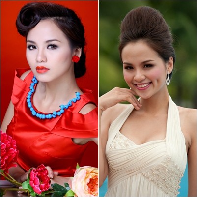 Hoa hậu Diễm Hương ngoài sở hữu chiếc má lúm duyên dáng đầy mê đắm
