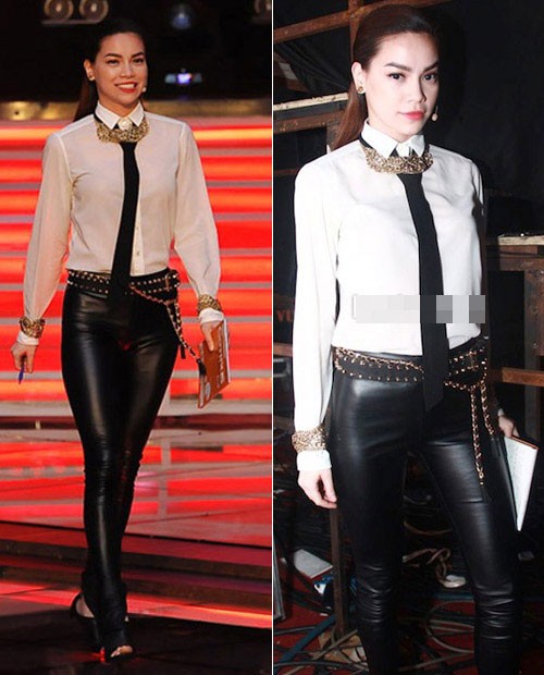 Hồ Ngọc Hà là nữ ca sĩ tận dụng kiểu quần này thành công nhất trong giới showbiz Việt