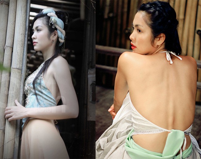 Là một biểu tượng thời trang của showbiz Việt, Tăng Thanh Hà trung thành với phong cách thanh kịch kín đáo. Ít khi thấy cô ăn vận táo bạo trong những bộ cánh sexy.
