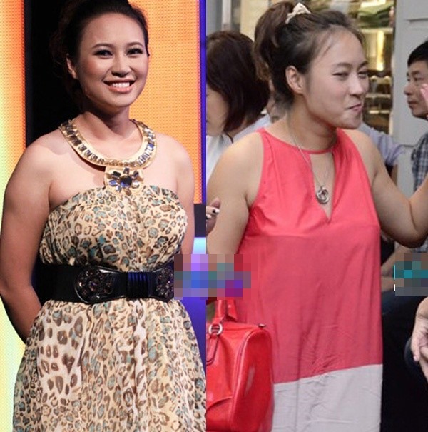 Khánh Linh cũng ngày càng béo hơn.