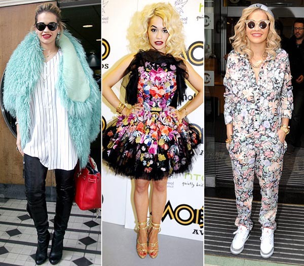 6. Người đẹp Rita Ora với 3 trang phục chẳng khác gì mớ bòng bong