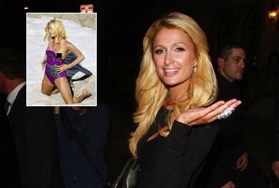Paris Hilton được mệnh danh là 'nữ hoàng lộ hàng' bởi rất nhiều lần cô bị hớ hênh vì cách ăn mặc