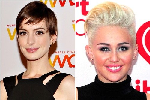 Tóc tém Khi một loạt các ngôi sao hàng đầu Hollywood như Miley Cyrus hay Anne Hathaway đồng loạt "xuống tóc", người hâm mộ không khỏi ngỡ ngàng tự hỏi làn gió mới mẻ nào đã mang trào lưu tóc tém trở lại.