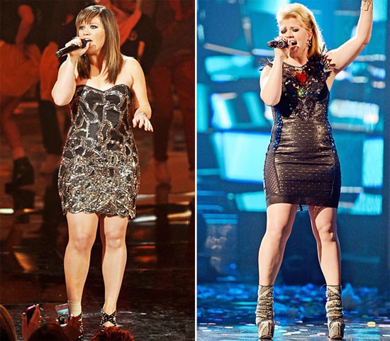 Kelly Clarkson tập thể dục với cường độ cao và ăn kiêng hà khắc nên cô giảm được gần 14kg