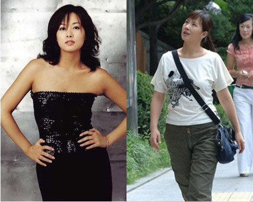 Trước khi chấp nhận tăng hơn 10 kg để hợp với vai diễn trong My name's Kim Sam Sung, Kim Sun Ah cũng có thân hình khá tròn trịa.