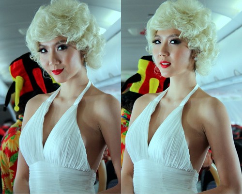 Ngọc Quyên không mấy thành công khi hóa thân thành biểu tượng sex Marilyn Monroe.