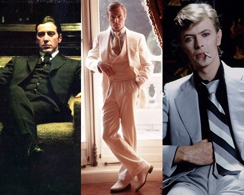 Trong thập niên 70, cà-vạt tiếp tục là bạn đồng hành của các nam nhân. “Bố già” Al Pacino, Robert Redford, nhà sản xuất âm nhạc David Bowie cũng diện cà-vạt.