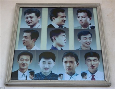 Đàn ông Triều Tiên chỉ được chọn một trong 10 kiểu tóc này.