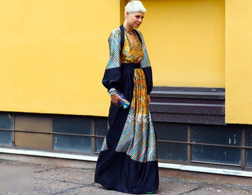 Elisa Nalin - stylist đến từ Italia luôn nổi bật với trang phục mang nét văn hóa phương Đông huyền bí